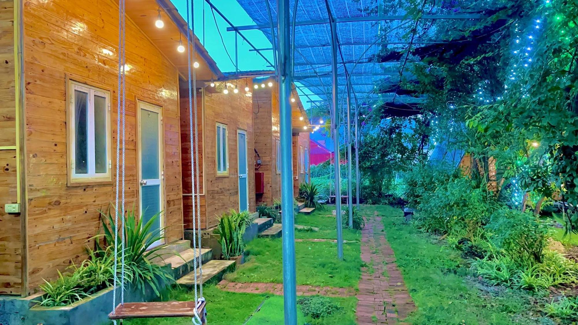 Bugalow Binh Huy Homestay Moc Chau Exteriér fotografie